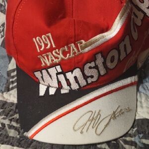 Red and Black NASCAR Winston Cap